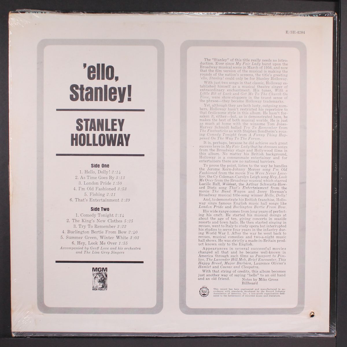 'ello, stanley! by STANLEY HOLLOWAY
