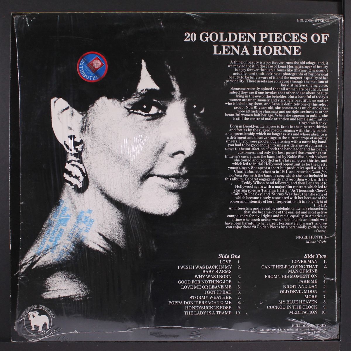 20 golden pieces of by LENA HORNE