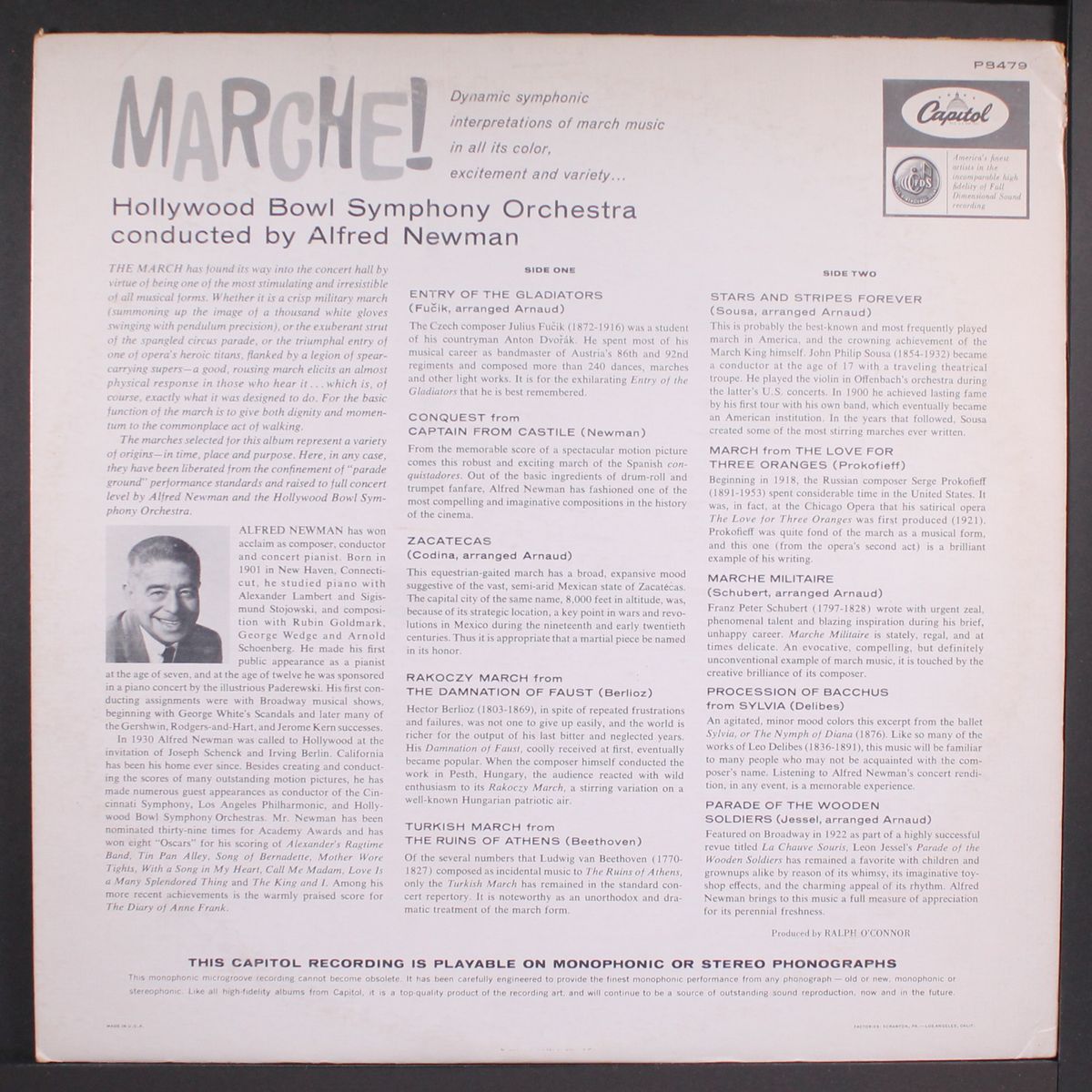 marche! by HOLLYWOOD BOWL SYMPHONY ORCHESTRA