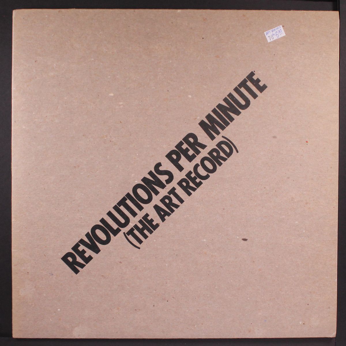 revolutions per minute (the art record) by VARIOUS