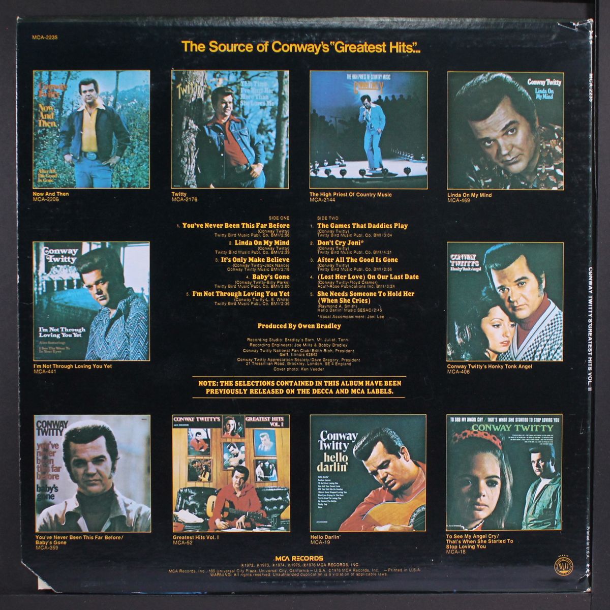 greatest hits, vol. 2 by CONWAY TWITTY