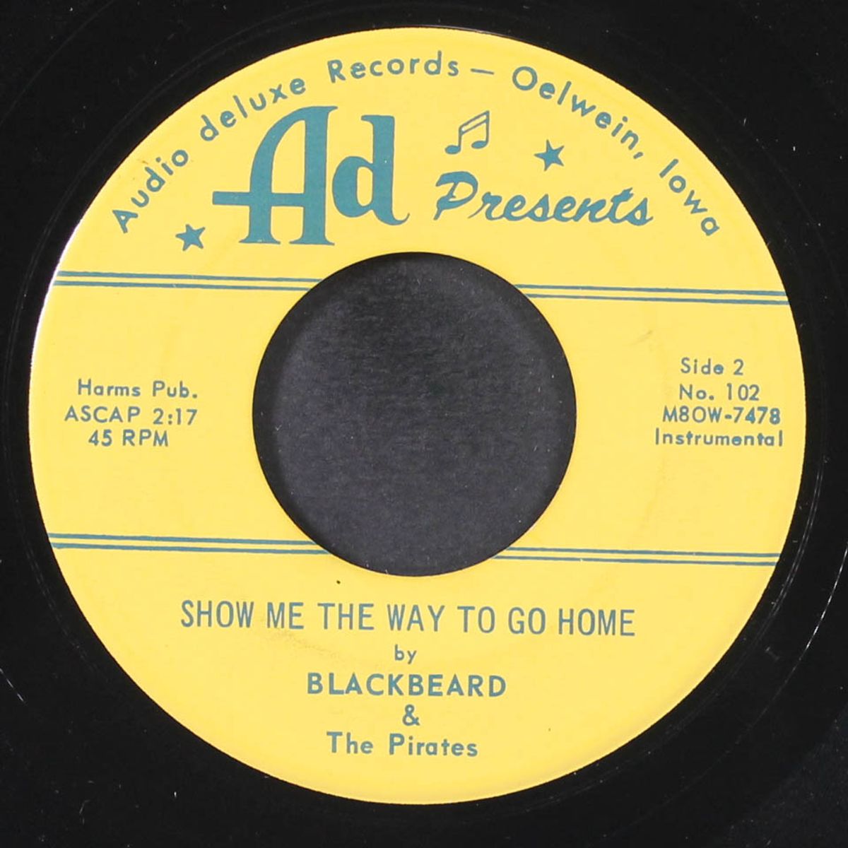 lovers never say goodbye / show me the way to go home by BLACKBEARD & PIRATES