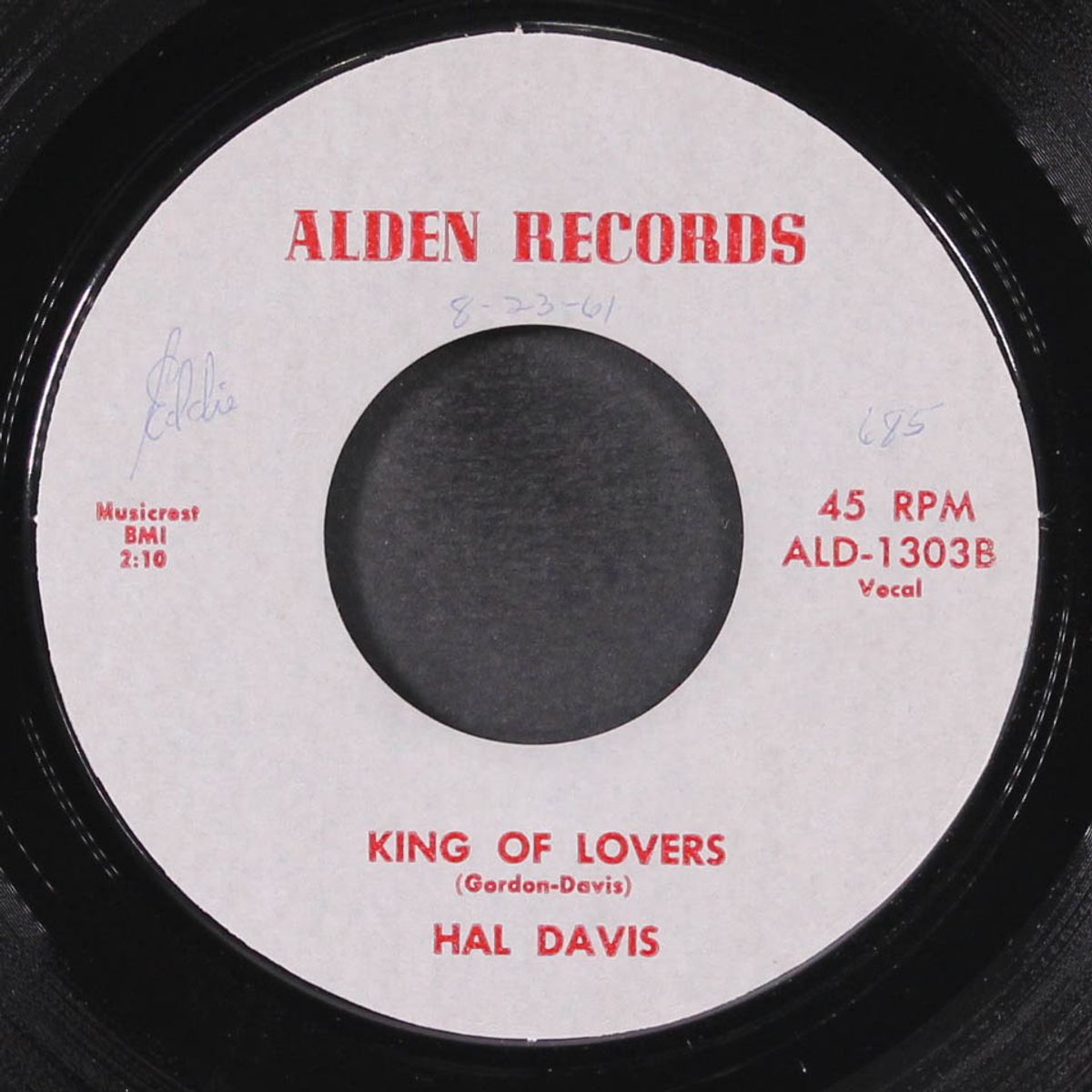 i love you truly / king of lovers by HAL DAVIS