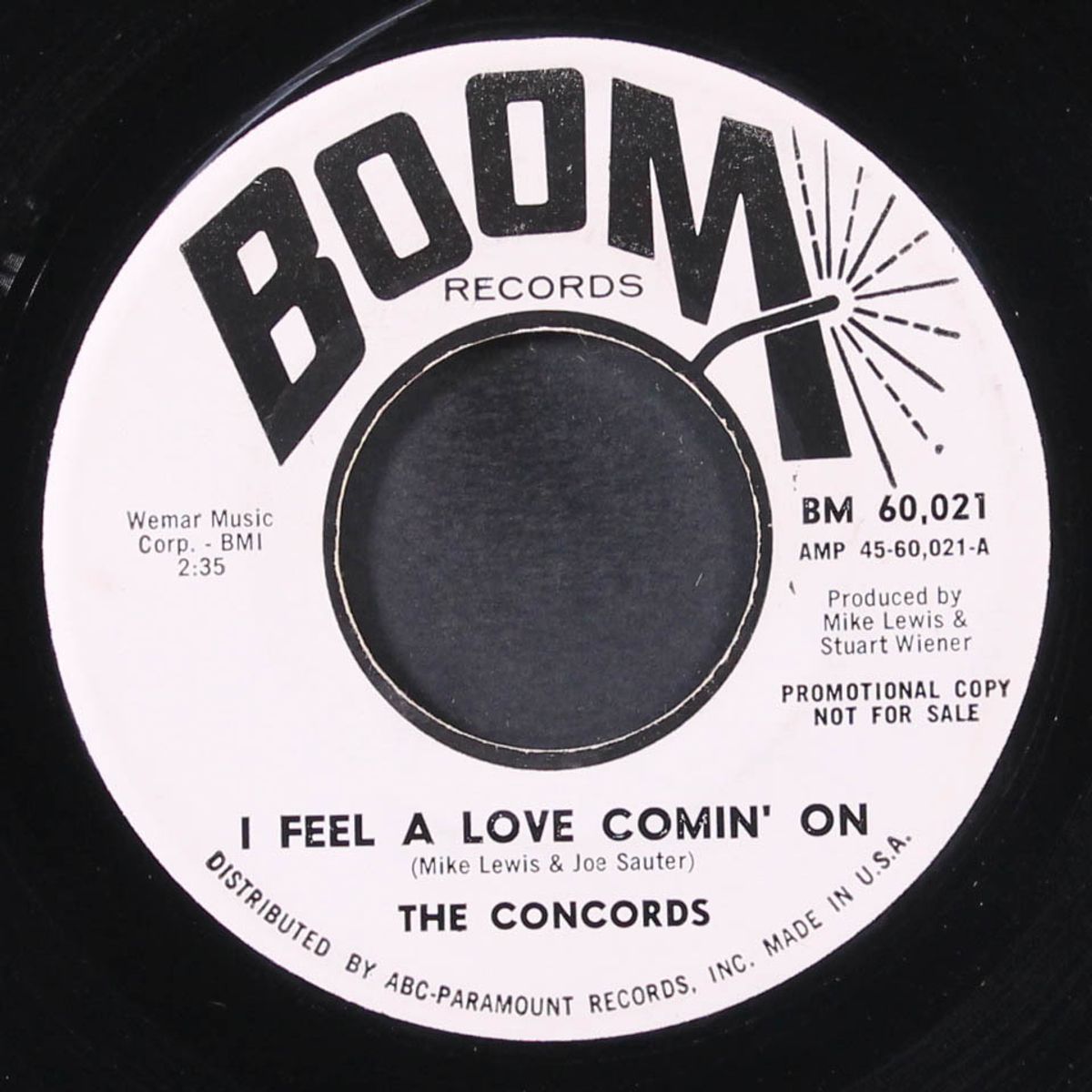 down the aisle of love / i feel a love comin on by CONCORDS