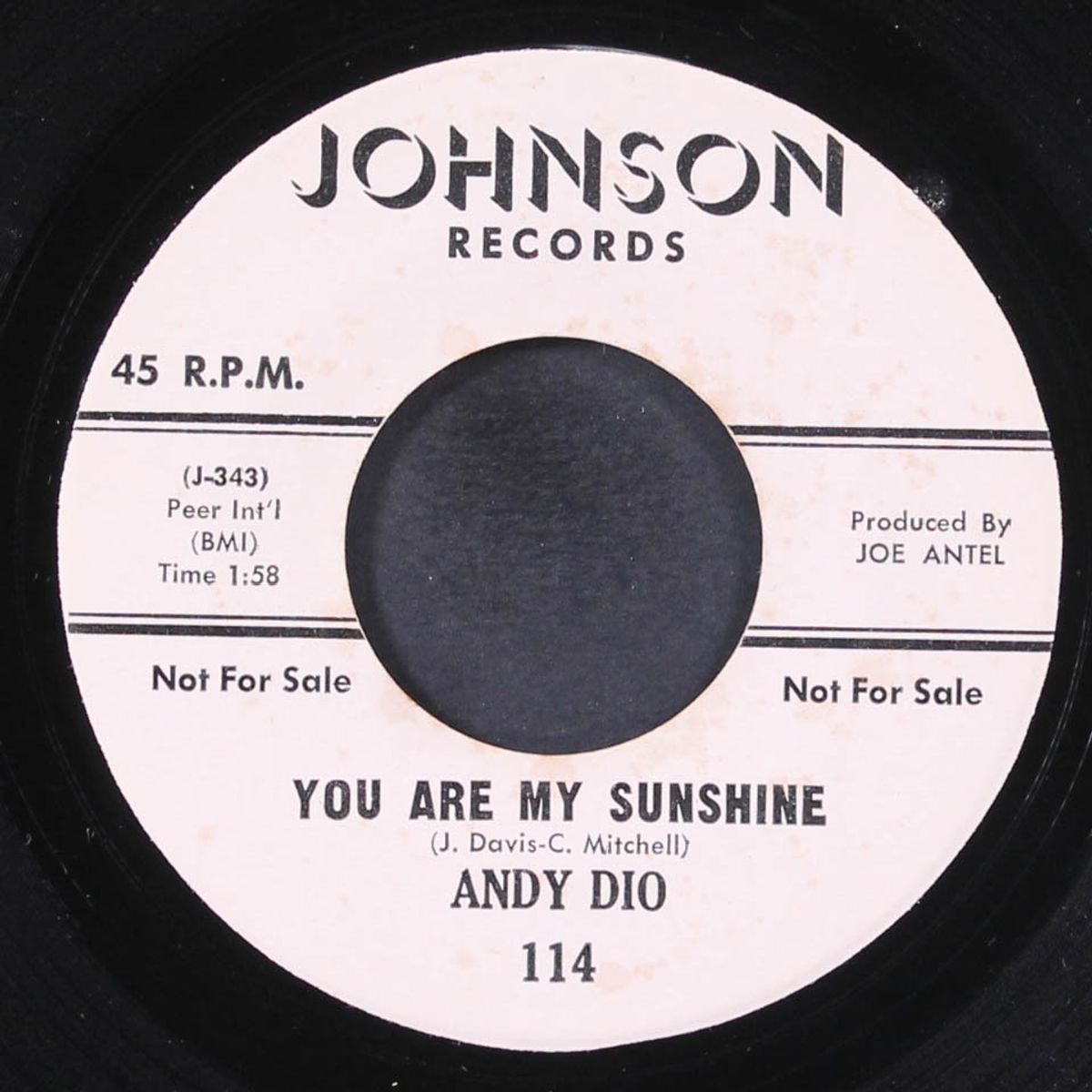 sattelite / you are my sunshine by ANDY DIO