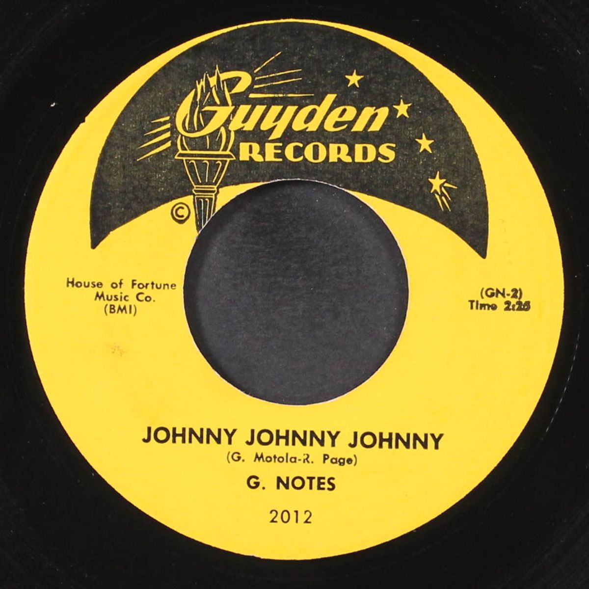 johnny johnny johnny / broken down merry go round by G. NOTES
