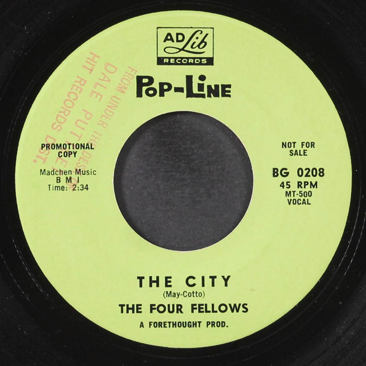 the city / that's why i pray by FOUR FELLOWS
