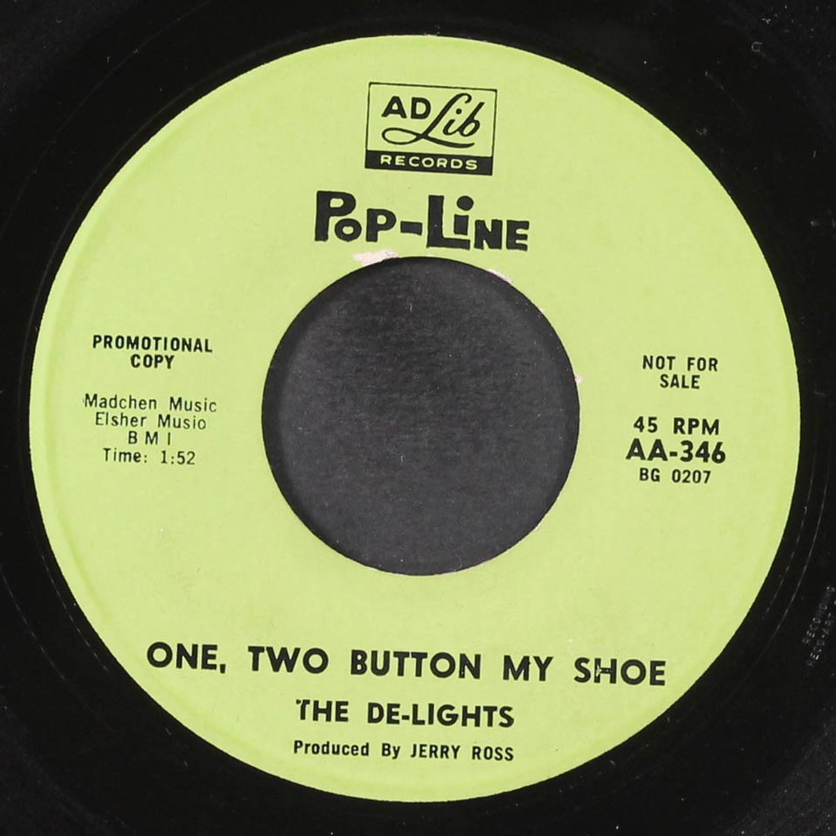 i'm comin' home / one, two button my shoe by DE-LIGHTS