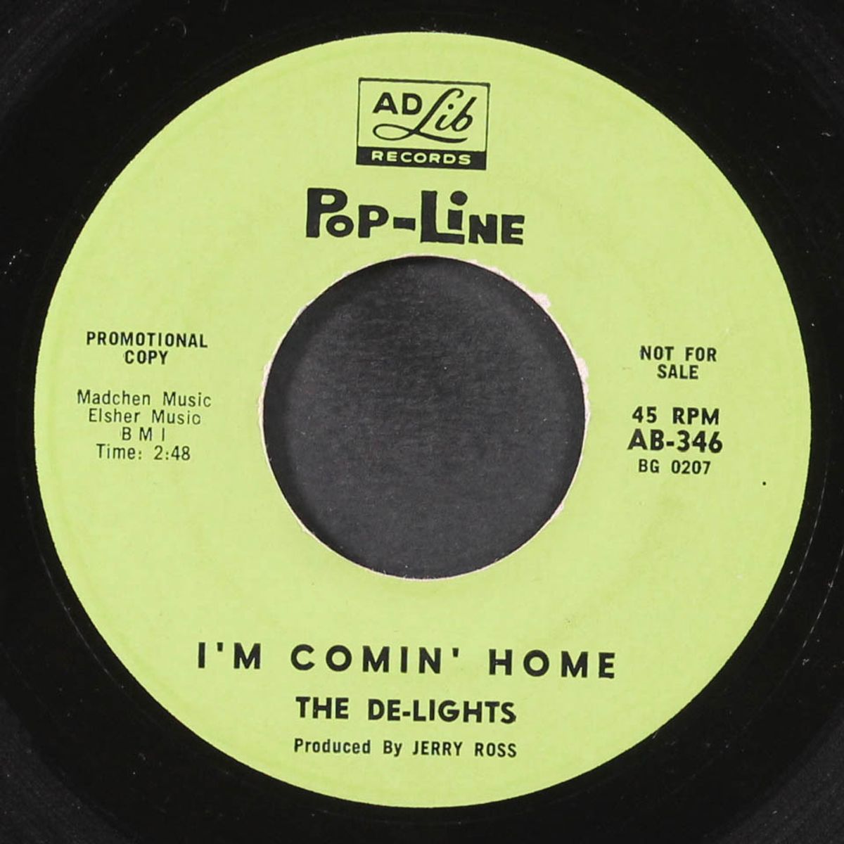 i'm comin' home / one, two button my shoe by DE-LIGHTS