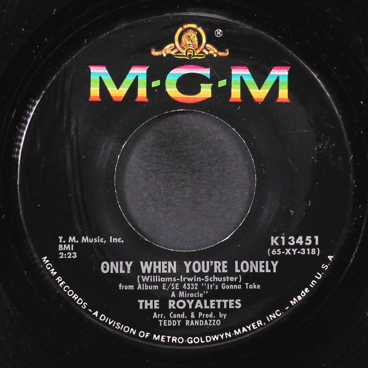 only when you're lonely / you bring me down by ROYALETTES