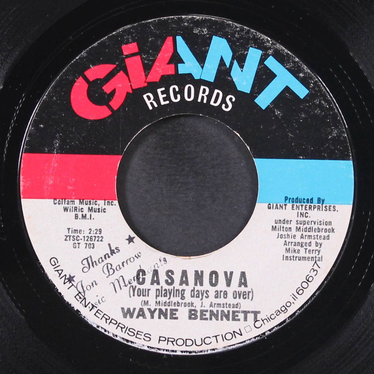 rocking funky broadway / casanova by WAYNE BENNETT