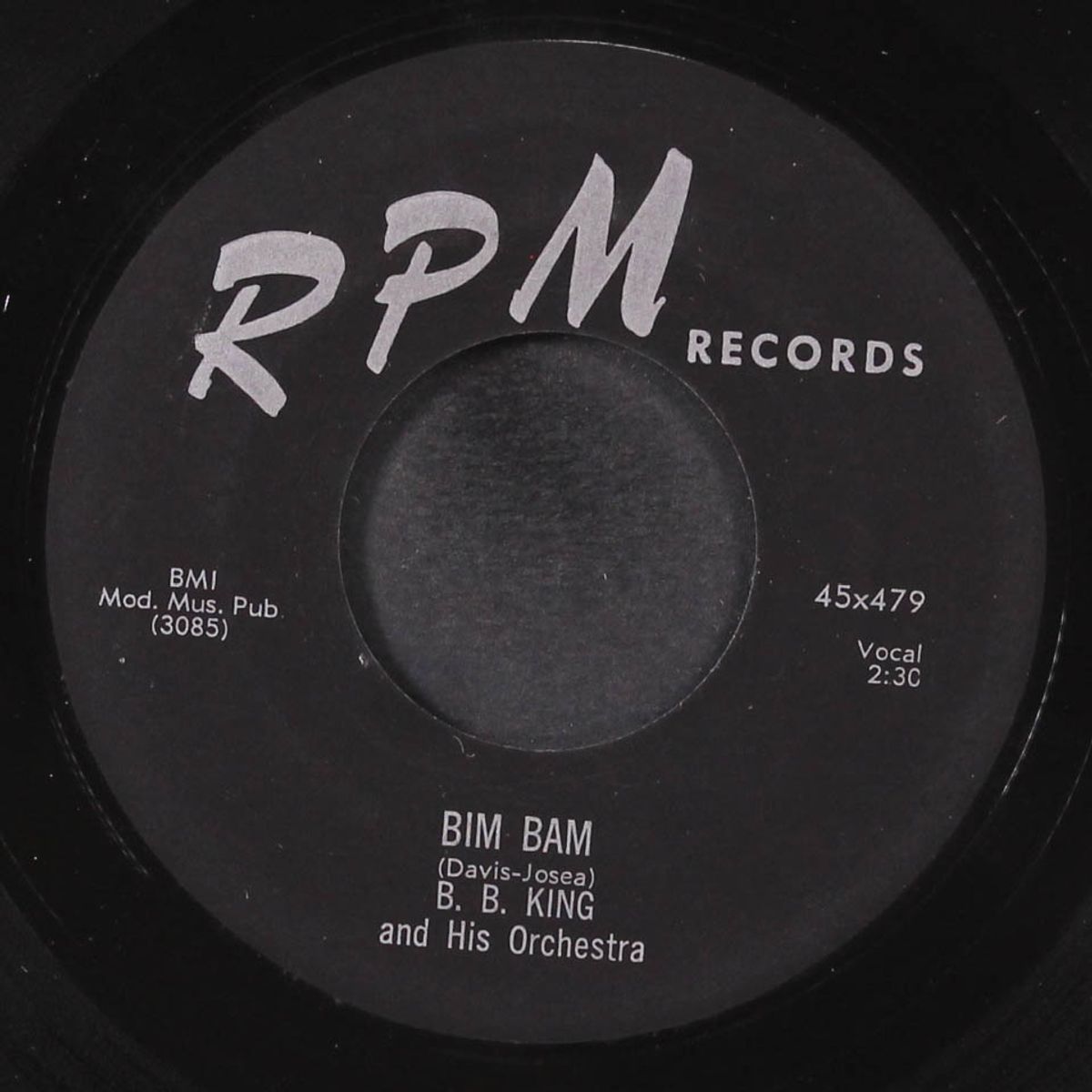 bim bam / on my word of honor by B.B. KING