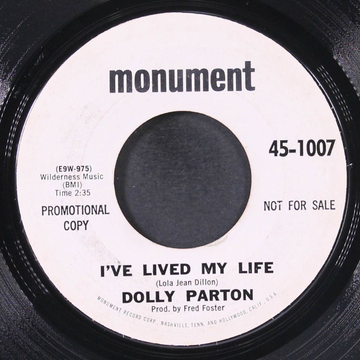 something fishy / i've lived my life by DOLLY PARTON