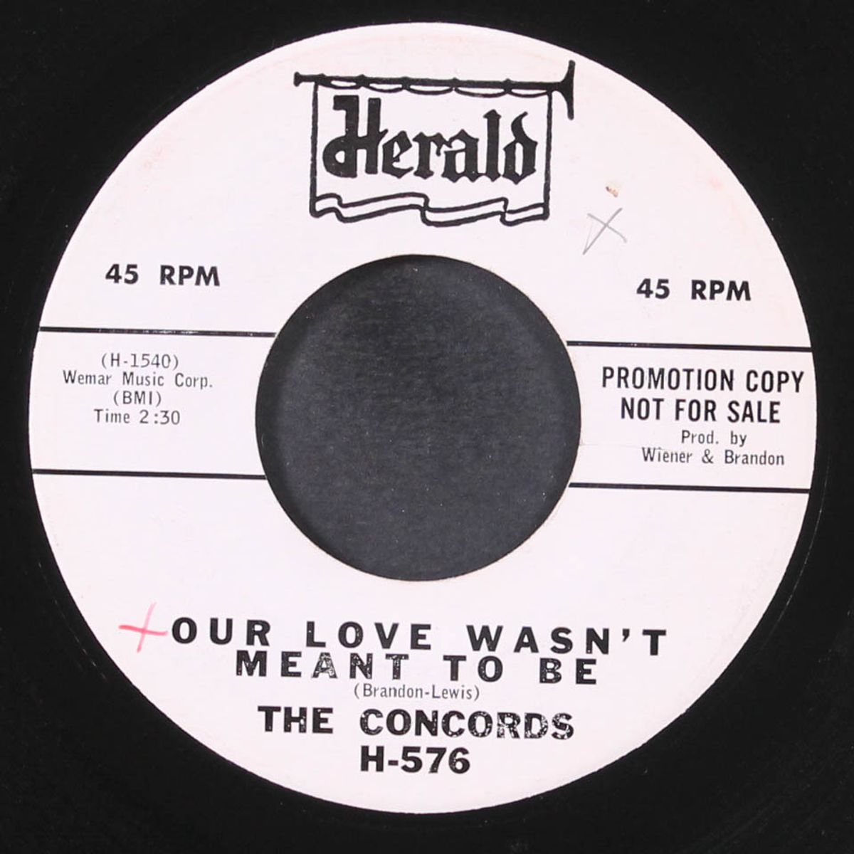 marlene / our love wasn't meant to be by CONCORDS