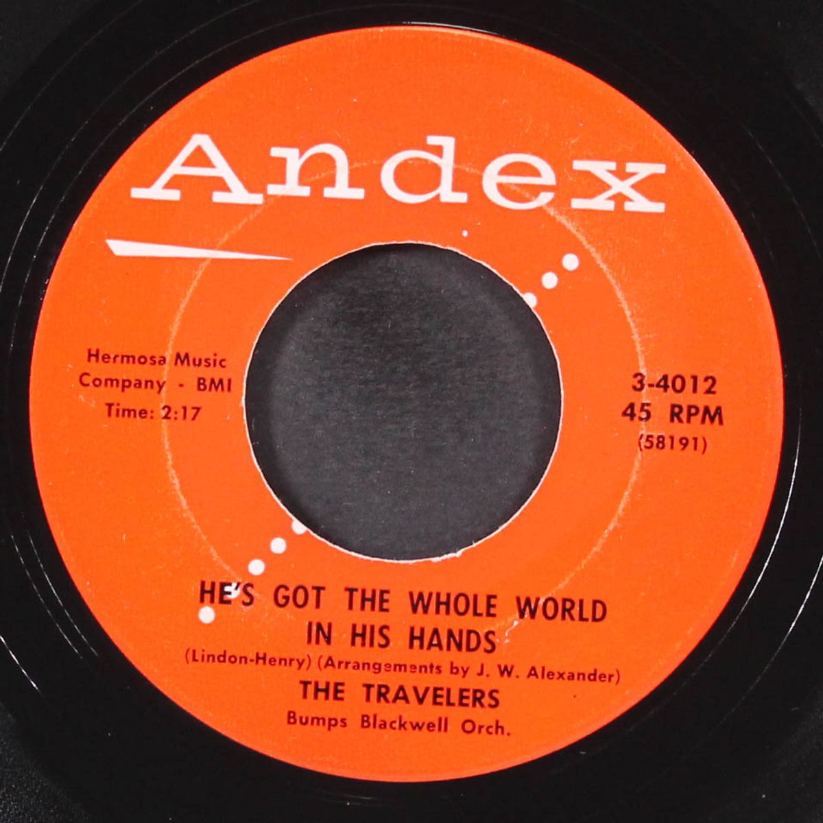 he's got the whole world in his hands by TRAVELERS