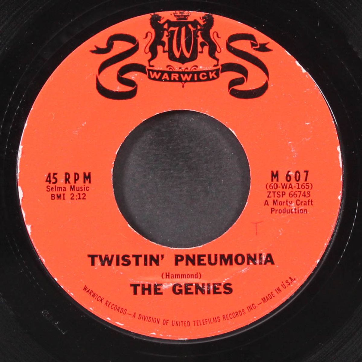 twistin' pneumonia / just like the bluebird by GENIES