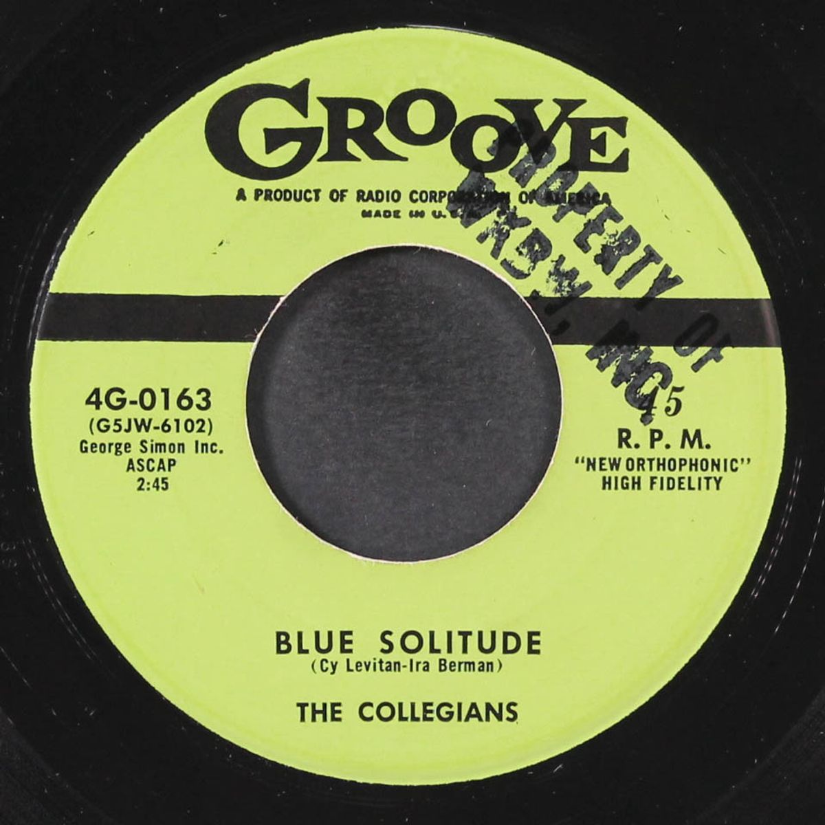please let me be the one / blue solitude by COLLEGIANS