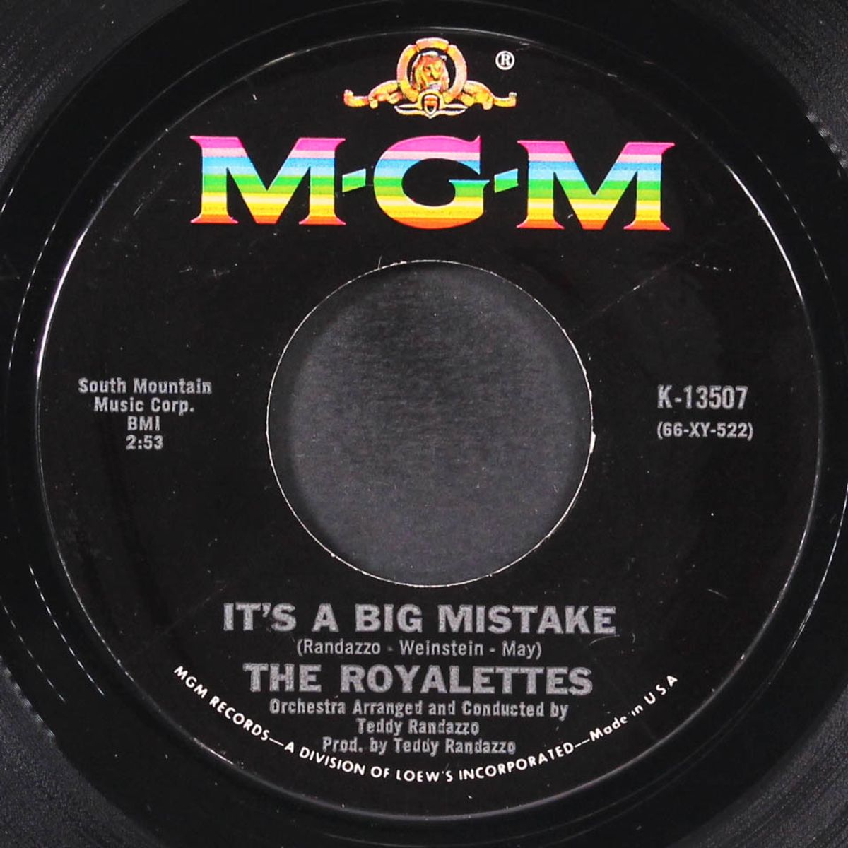 it's a big mistake by ROYALETTES