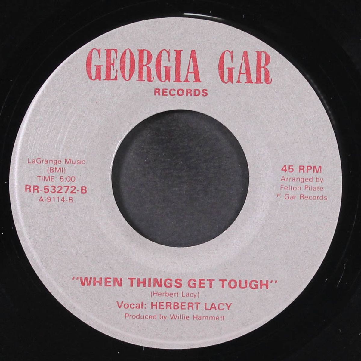 give me a chance / when things get tough by HERBERT LACY