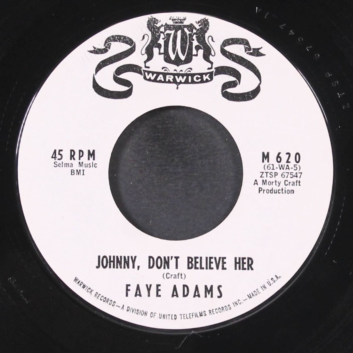 johnny, don't believe her / obey my rules by FAYE ADAMS