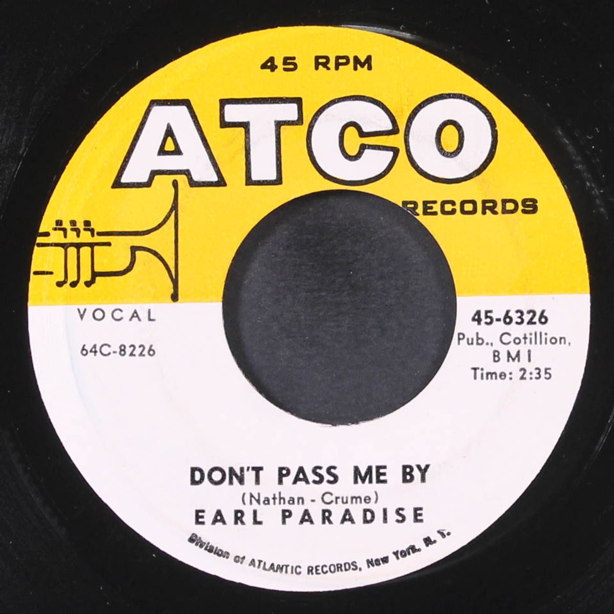 don't pass me by / you're all i need by EARL PARADISE