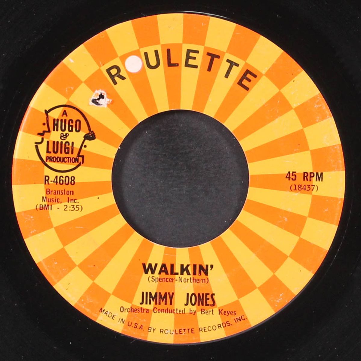 walkin' / pardon me by JIMMY JONES
