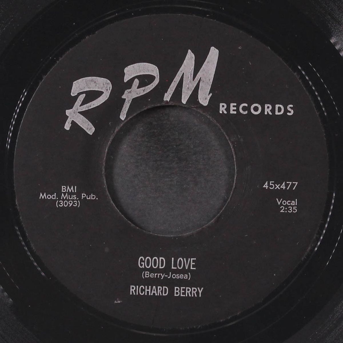 wait for me / good love by RICHARD BERRY