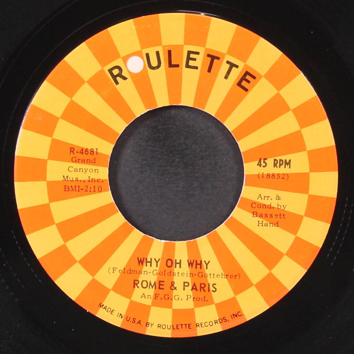 because of you / why oh why by ROME & PARIS