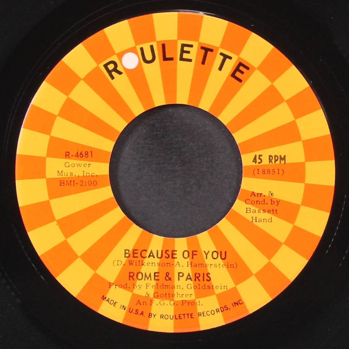 because of you / why oh why by ROME & PARIS