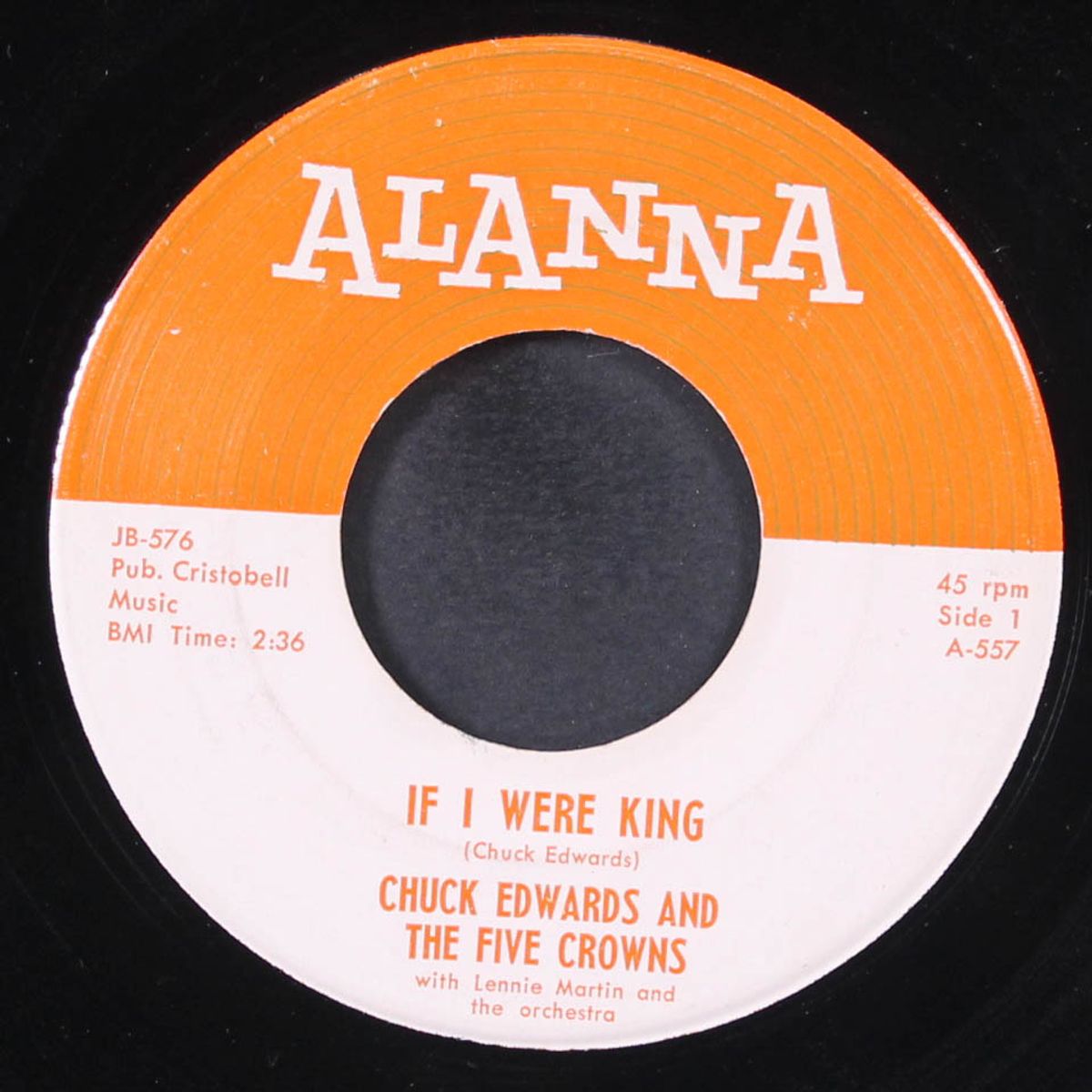 if i were king / lucy and jimmy got married by CHUCK EDWARDS & FIVE CROWNS
