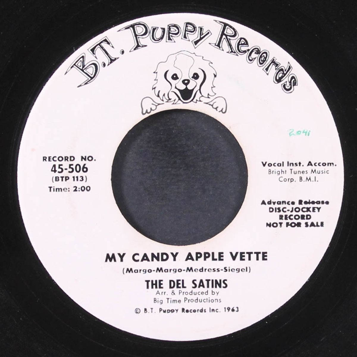 my candy apple vette / hang around by DEL SATINS