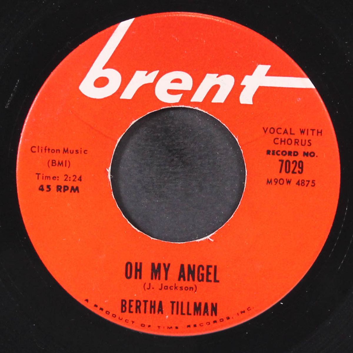lovin' time / oh my angel by BERTHA TILLMAN