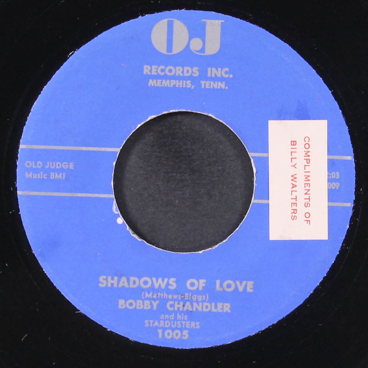 shadows of love / me and my imagination by BOBBY CHANDLER