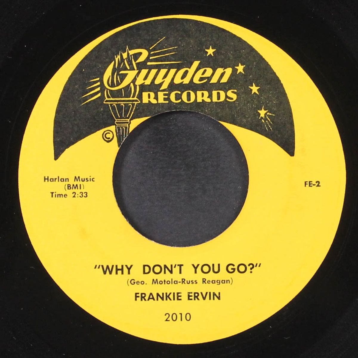 believe me / why don't you go by FRANKIE ERVIN & GROUP