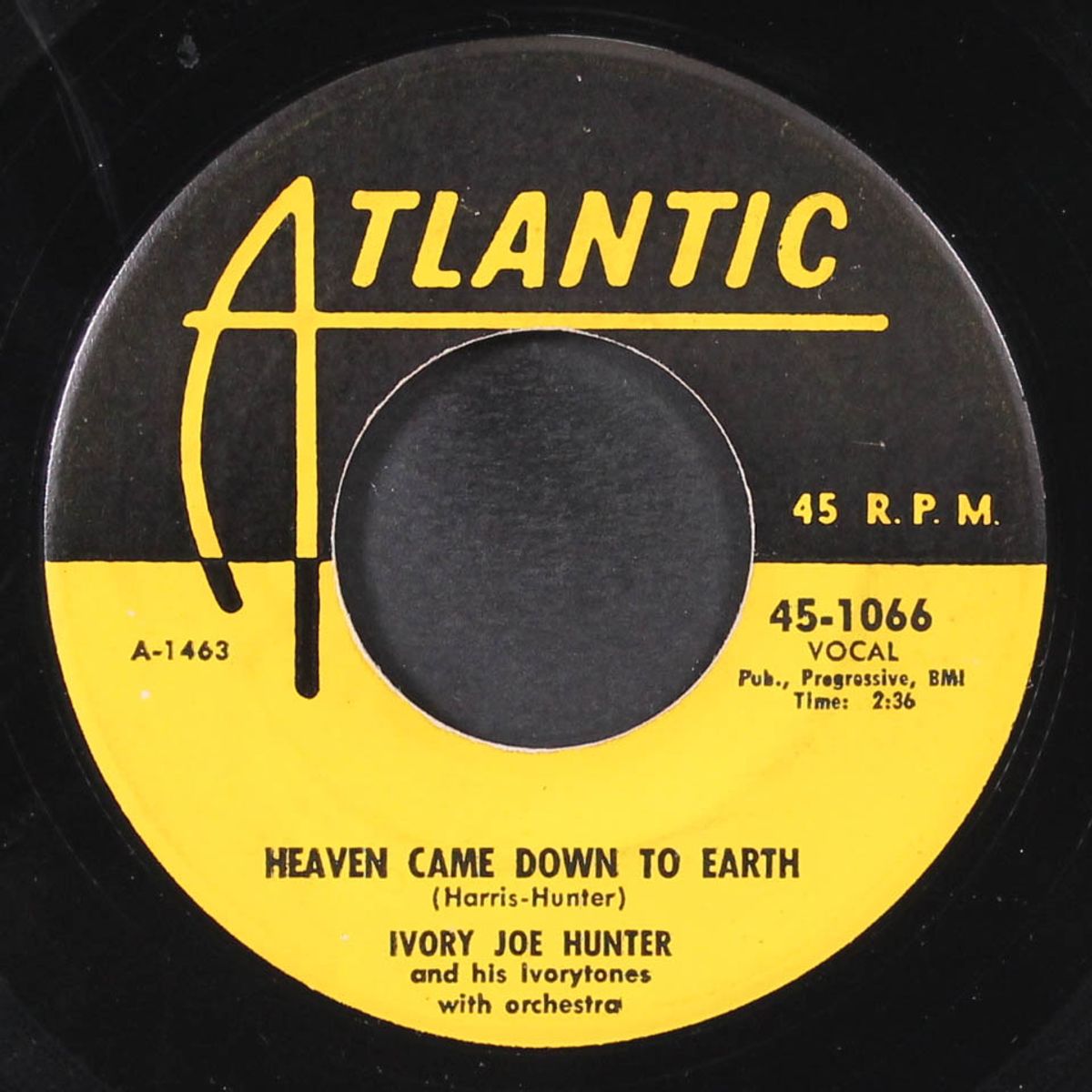 heaven came down to earth / i need somebody by IVORY JOE HUNTER