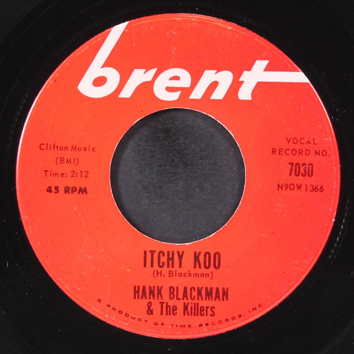 itchy koo / everyone has someone by HANK BLACKMAN & THE KILLERS