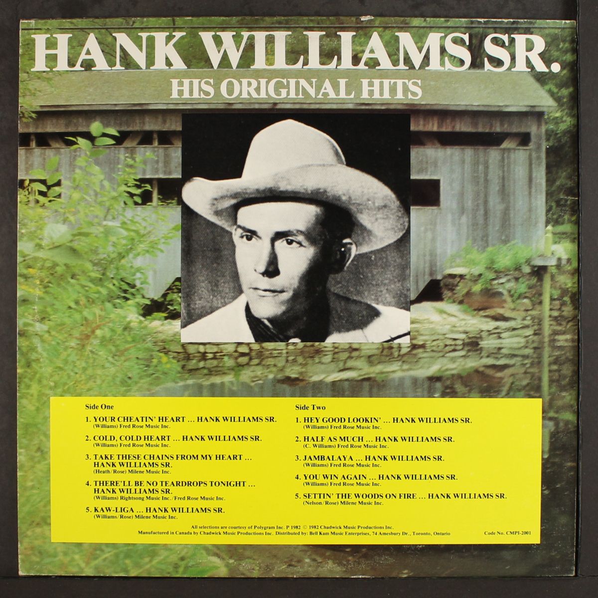 his original hits by HANK WILLIAMS