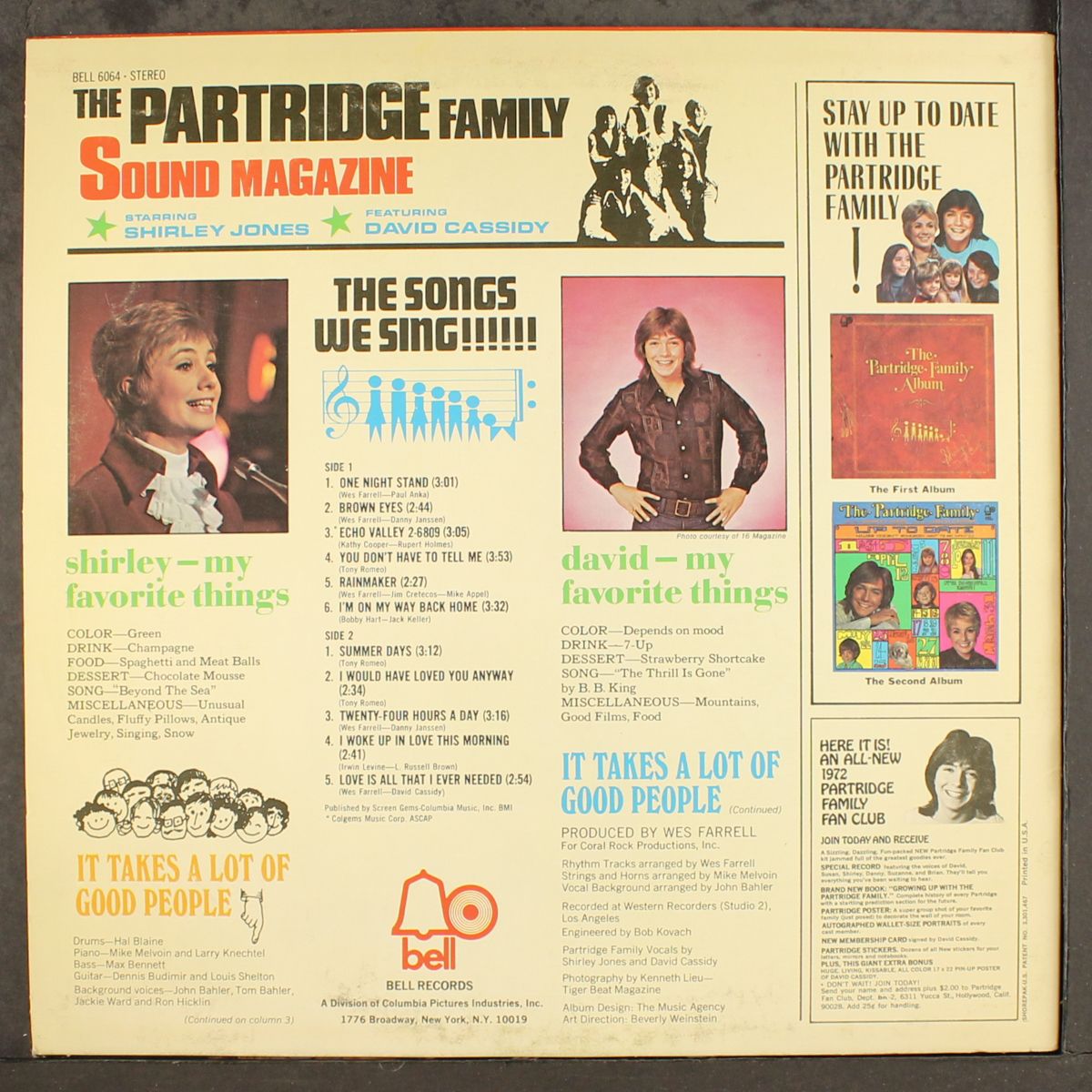 sound magazine by PARTRIDGE FAMILY