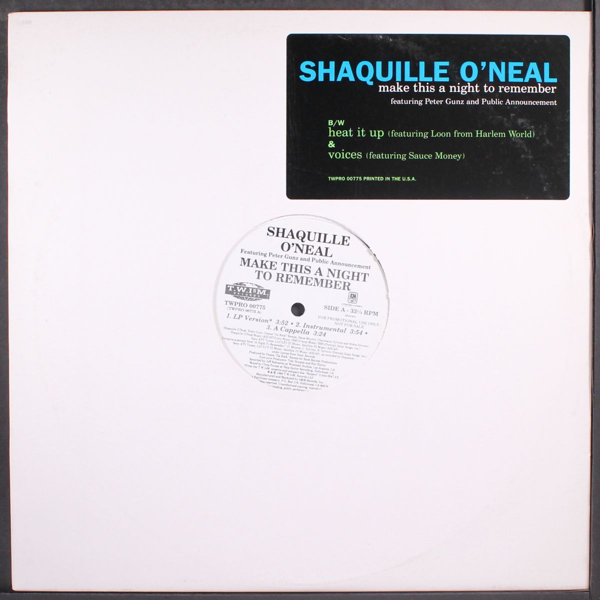 make this a night to remember by SHAQUILLE O'NEAL