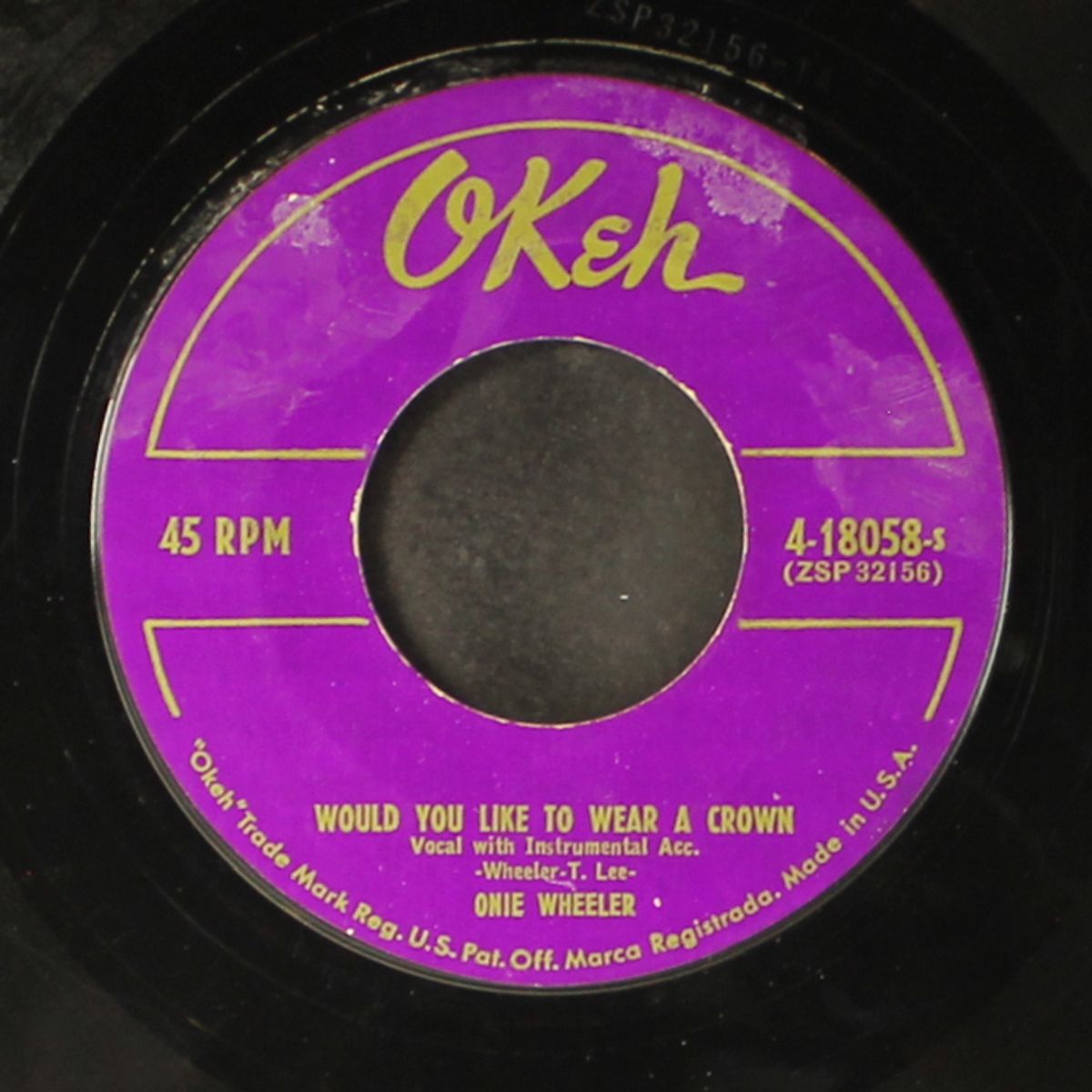 would you like to wear a crown / i saw mother with god last night by ONIE WHEELER
