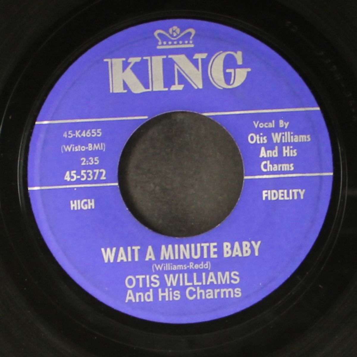 image of a girl / wait a minute baby by OTIS WILLIAMS & CHARMS