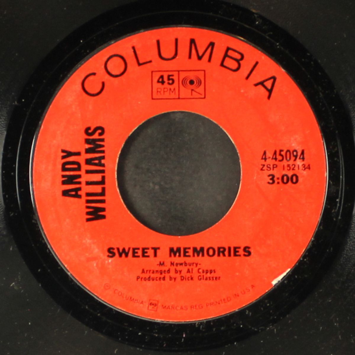 can't help falling in love / sweet memories by ANDY WILLIAMS