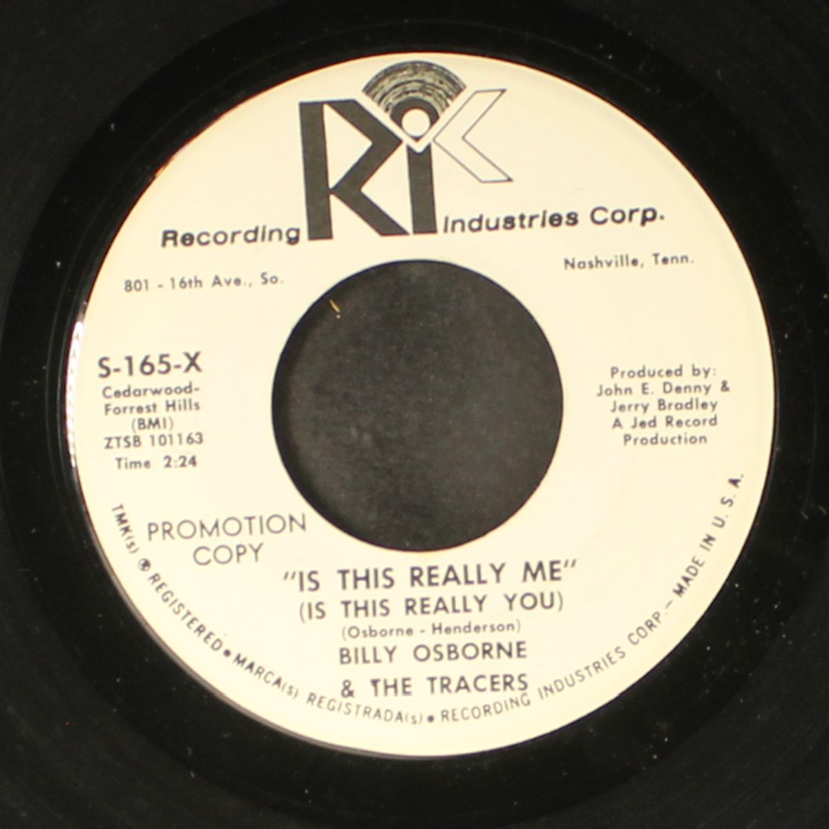 my baby gives me loving by BILLY OSBORNE & TRACERS