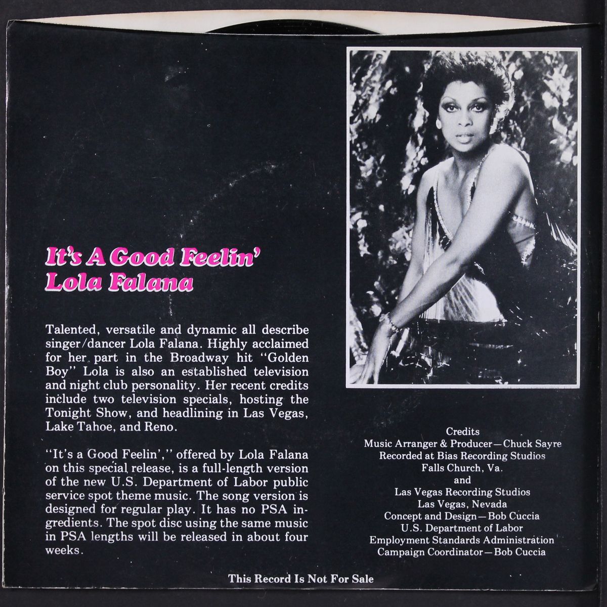 it's a good feelin' by LOLA FALANA