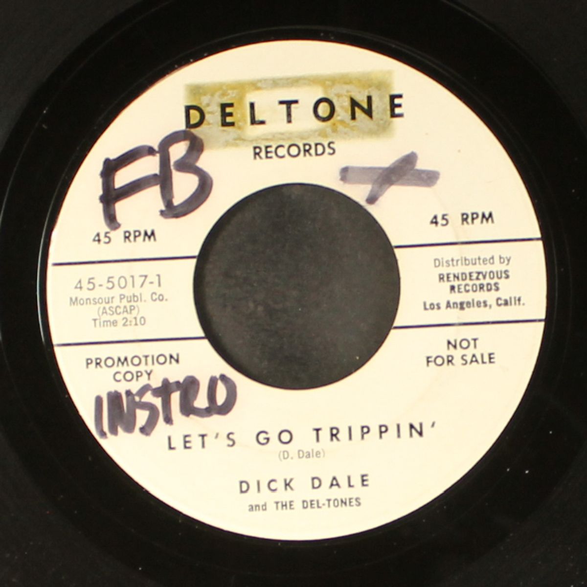 let's go trippin' by DICK DALE & DEL-TONES
