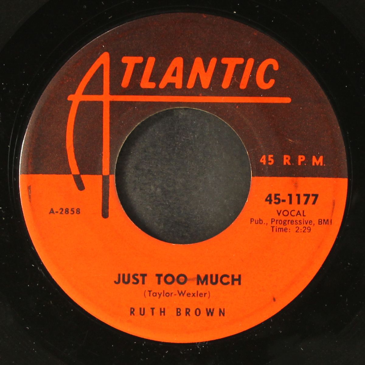 just too much / book of lies by RUTH BROWN