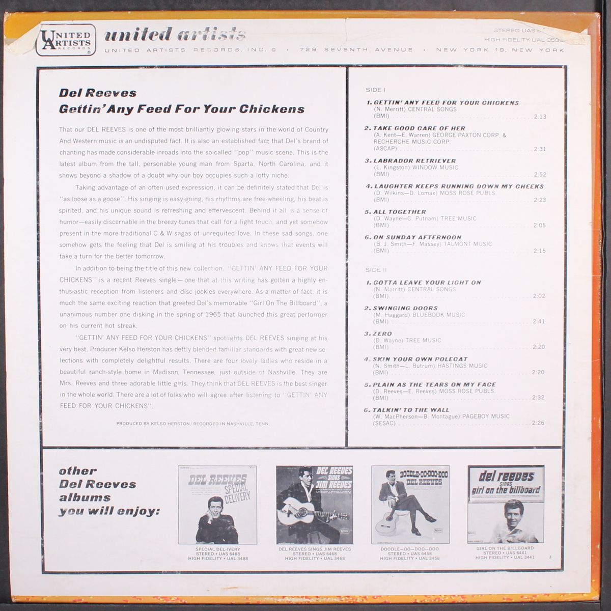 gettin' any feed for your chickens? by DEL REEVES