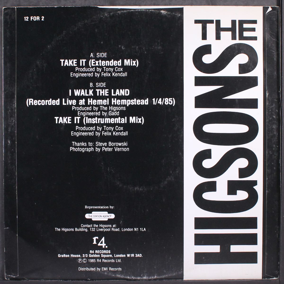 take it by HIGSONS