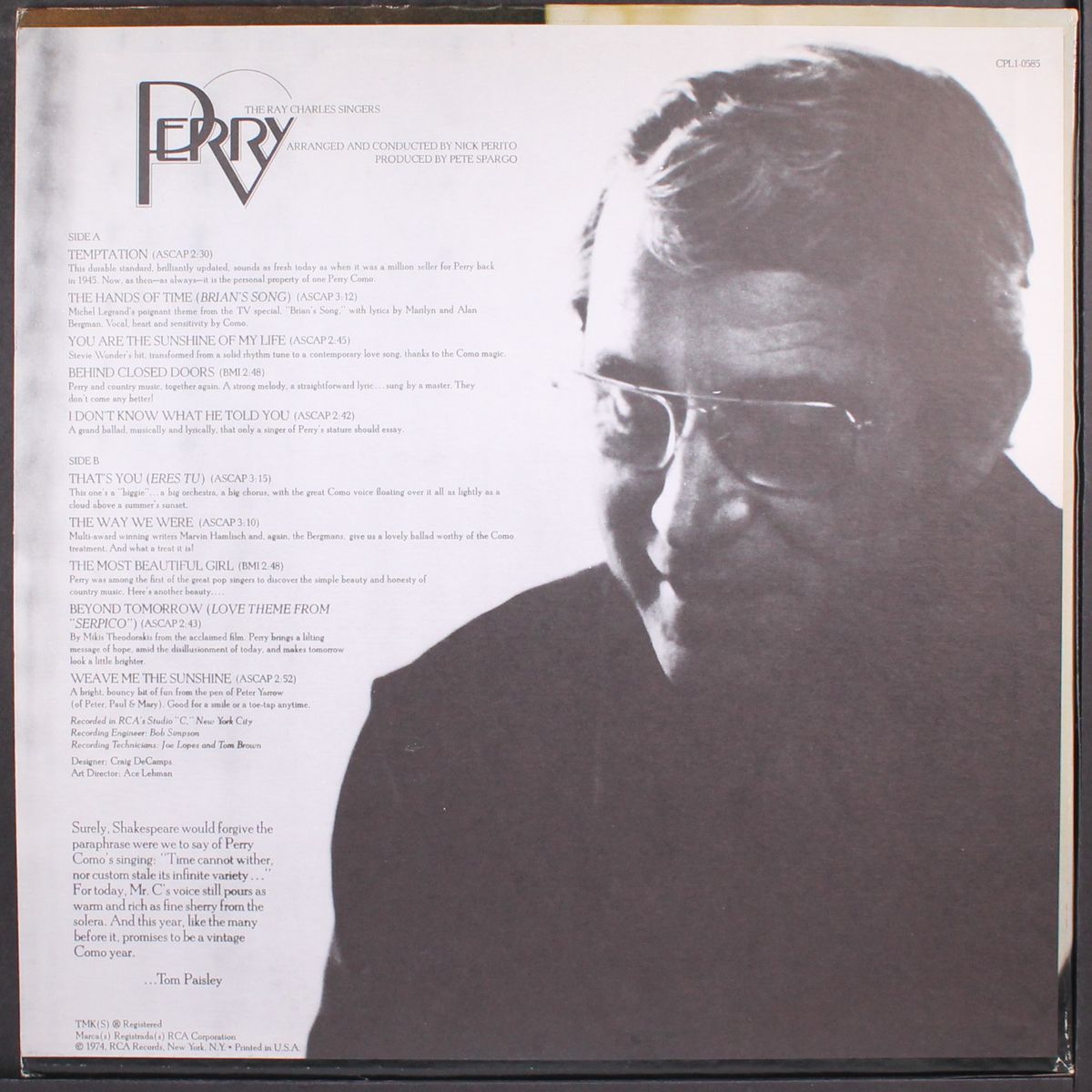 perry by PERRY COMO