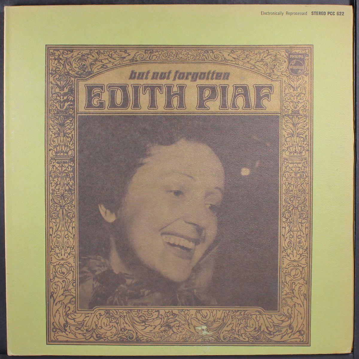 but not forgotten by EDITH PIAF